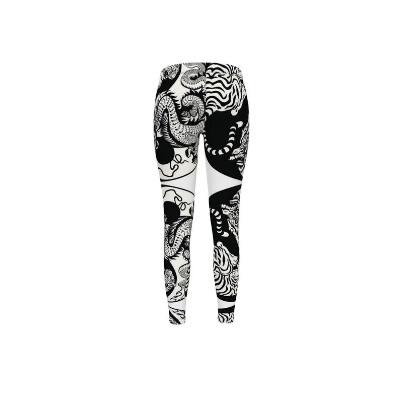 Leggings tiger and dragon Home-clothes-jewelry