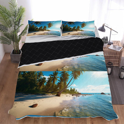 Quilt Bed Set Beach