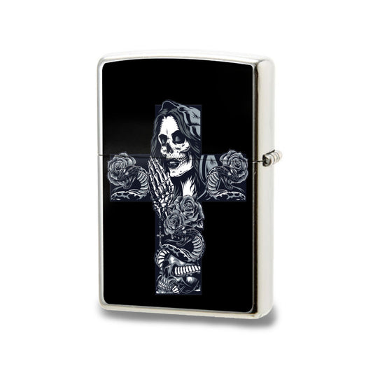 Lighter Case｜ High quality aluminum, Skull Cross Home-clothes-jewelry