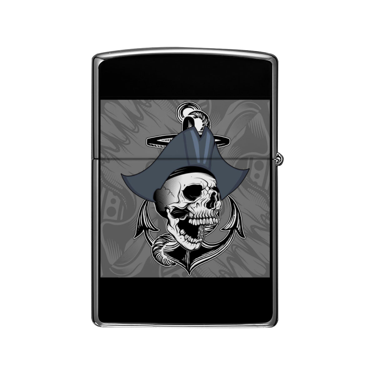 Lighter Case Skull on Anchor Home-clothes-jewelry