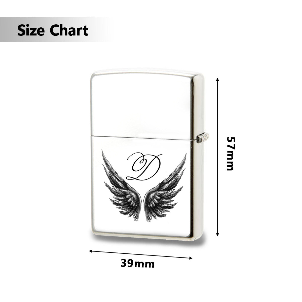 Lighter Case Wings and D letter｜ High quality aluminum Home-clothes-jewelry