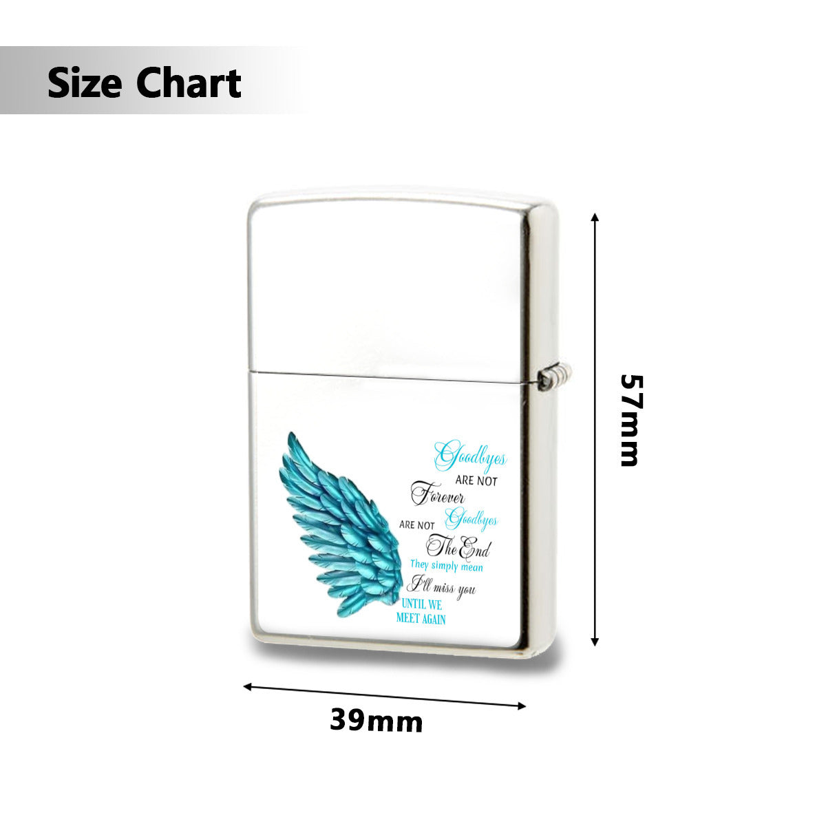 Lighter Case blue wings｜ High quality aluminum Home-clothes-jewelry