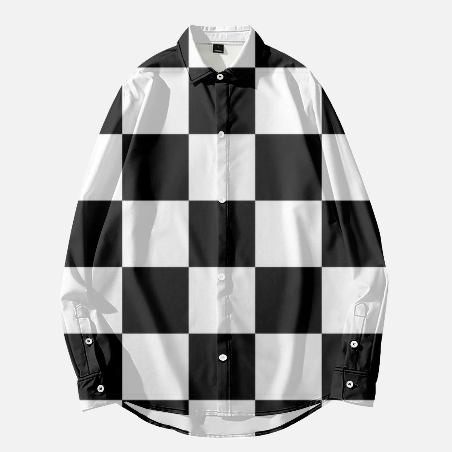 Long Sleeve Shirts Black and white Home-clothes-jewelry