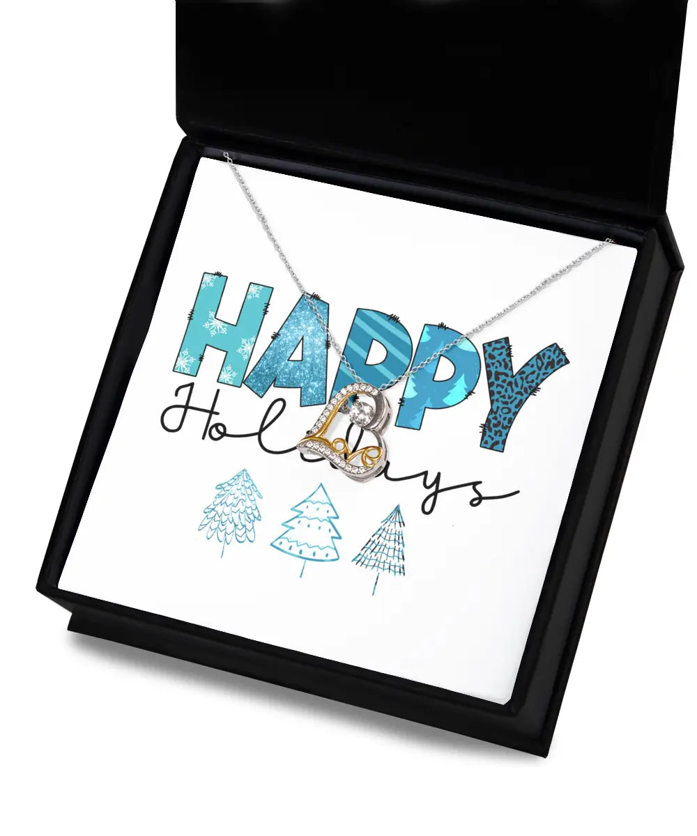 Love necklace, Christmas decoration,Christmas gift idea,Happy Holidays Home-clothes-jewelry