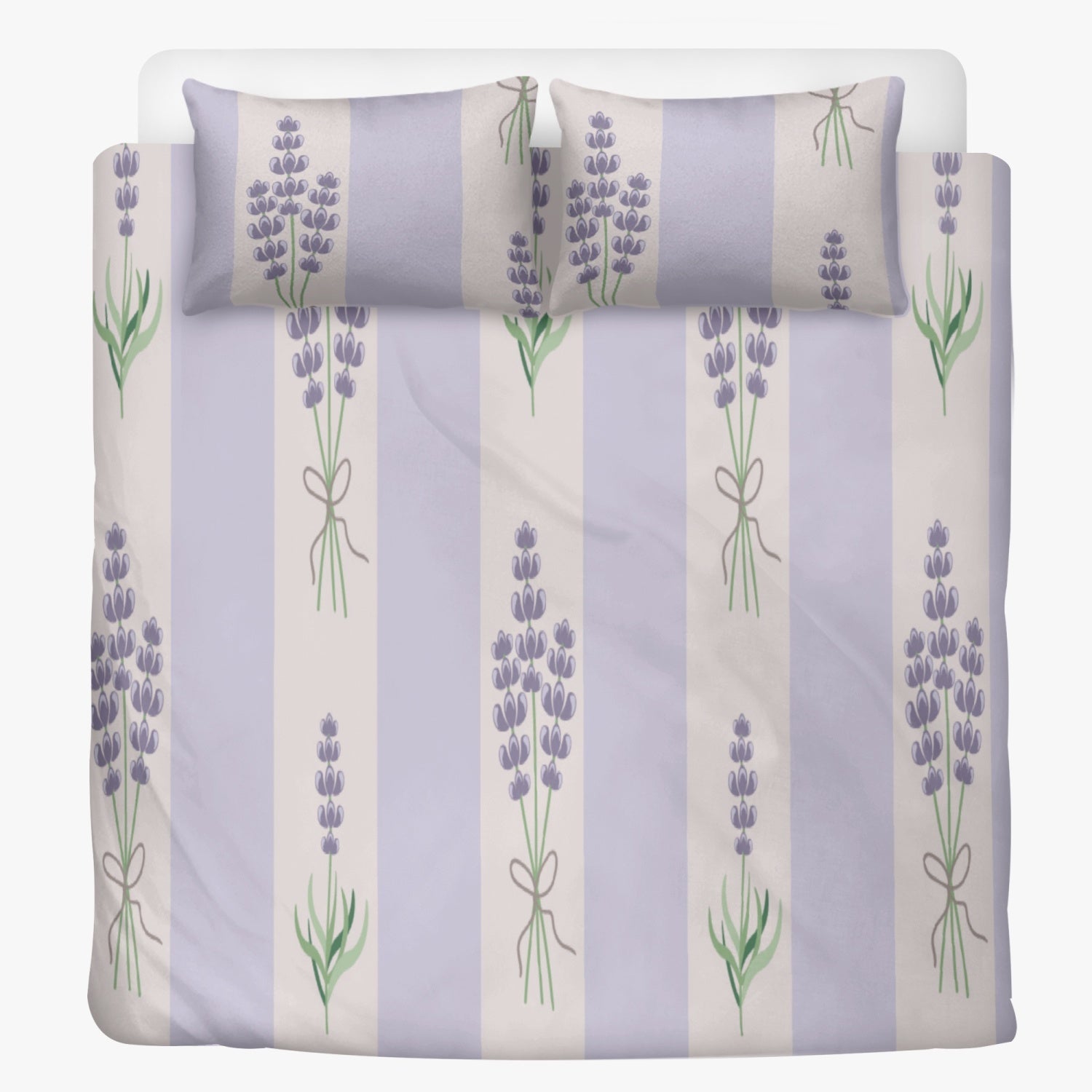 Luxurious Dreams: Experience Blissful Comfort with our Lavender 3in1 Polyester Bedding Set Home-clothes-jewelry