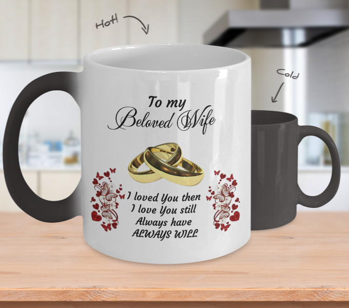 Magical Mug: A Colorful Surprise for My Beloved Wife on Valentine's Day and Special Occasions Home-clothes-jewelry