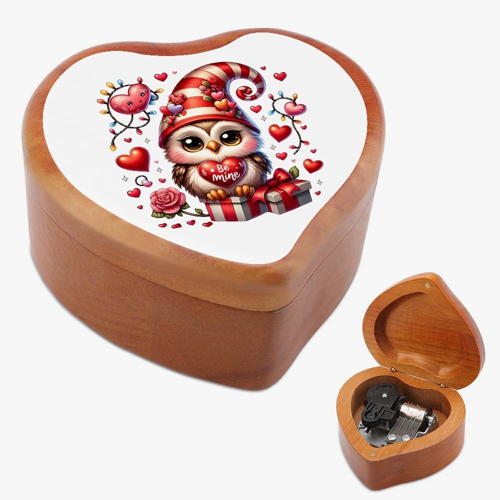 Melodic Whispers: Unveiling the Enchanting Charms of the Heart-Shaped Wooden Music Box Home-clothes-jewelry