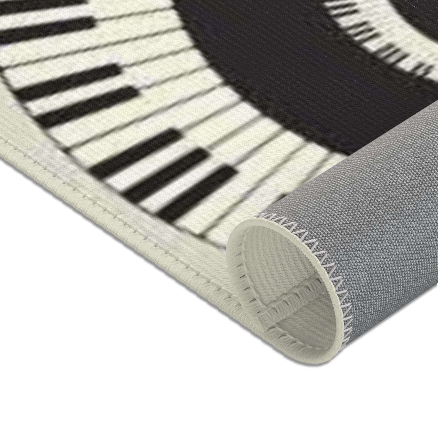 Melody Underfoot: Harmonizing Your Home with an Area Rug Piano Keyboard Home-clothes-jewelry