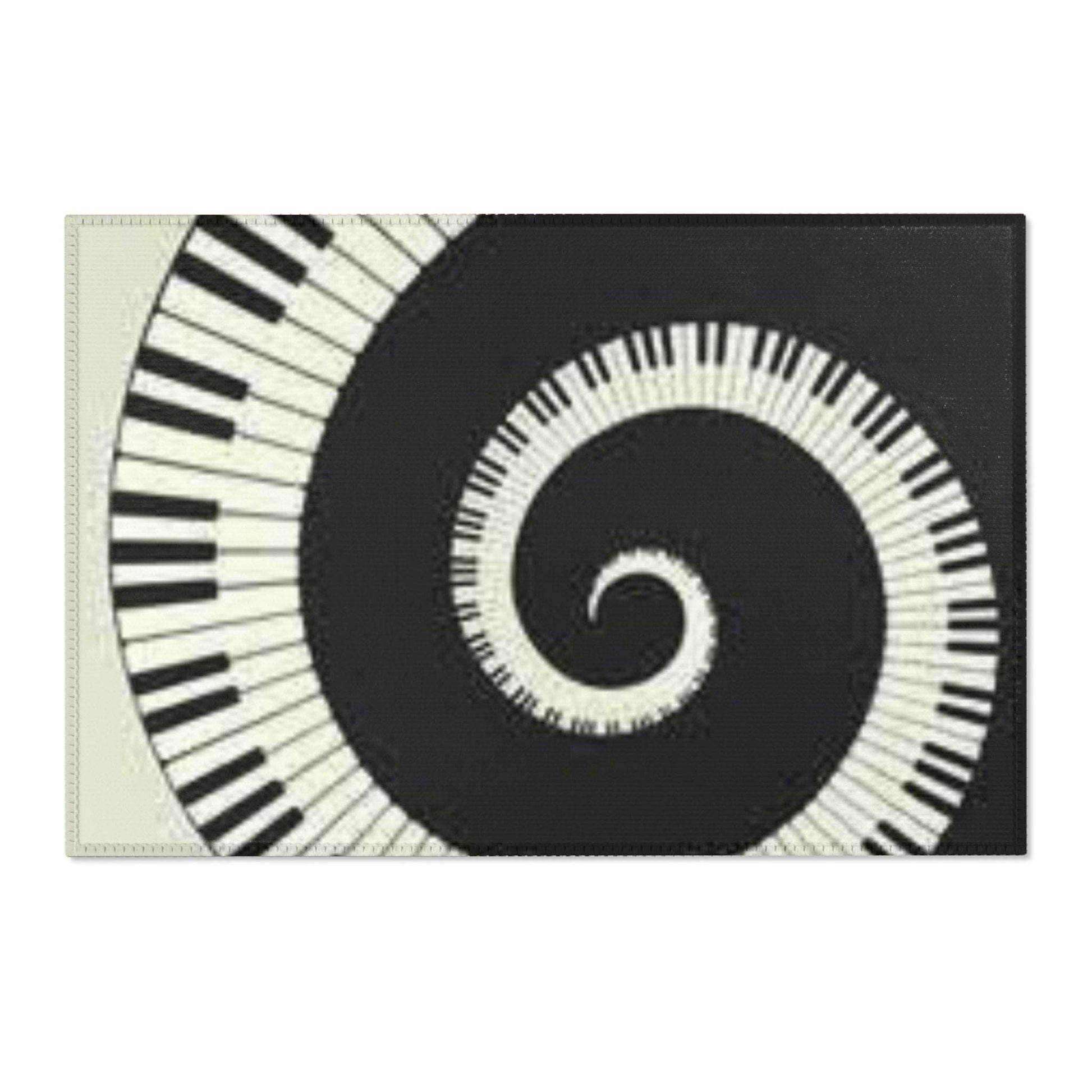 Melody Underfoot: Harmonizing Your Home with an Area Rug Piano Keyboard Home-clothes-jewelry