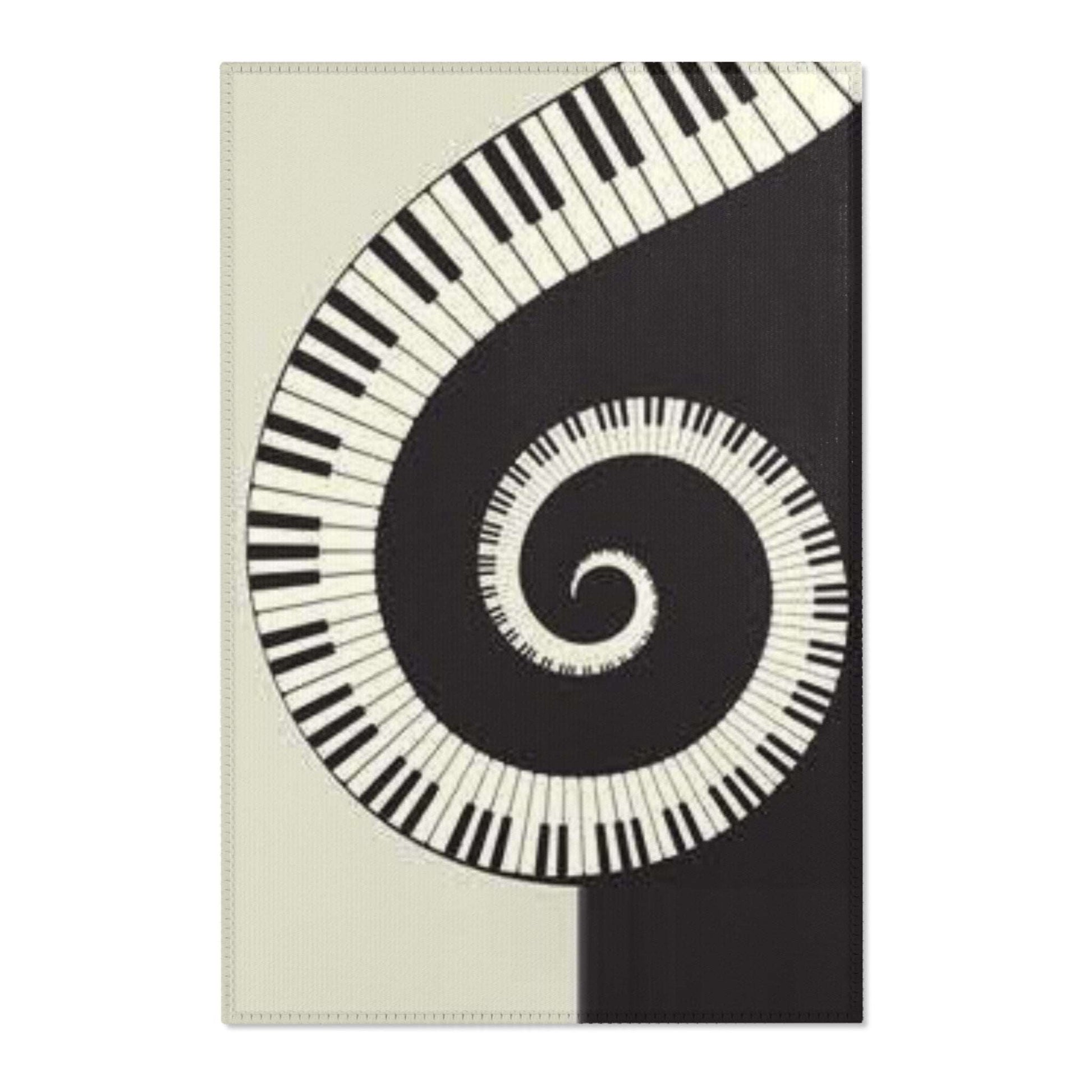 Melody Underfoot: Harmonizing Your Home with an Area Rug Piano Keyboard Home-clothes-jewelry