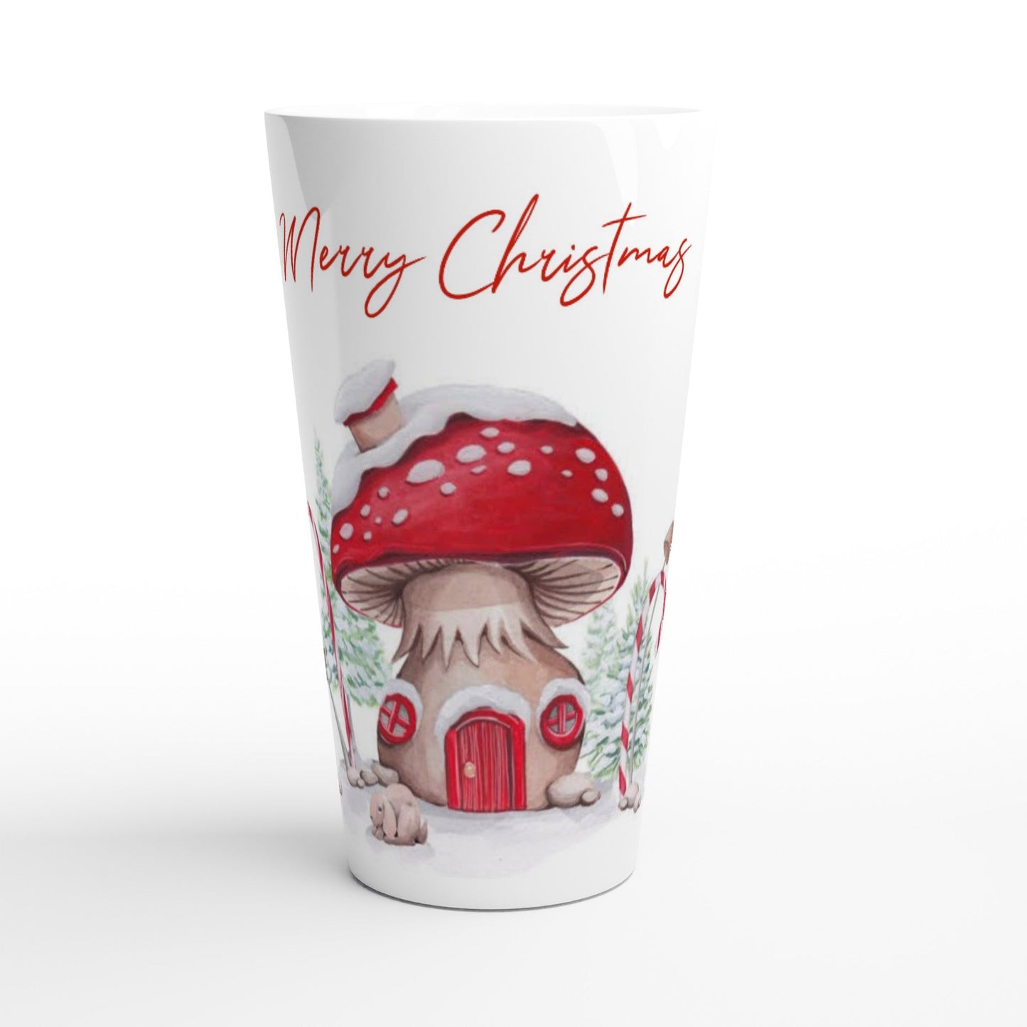 Merry Christmas White Latte 17oz Ceramic Mug Home-clothes-jewelry