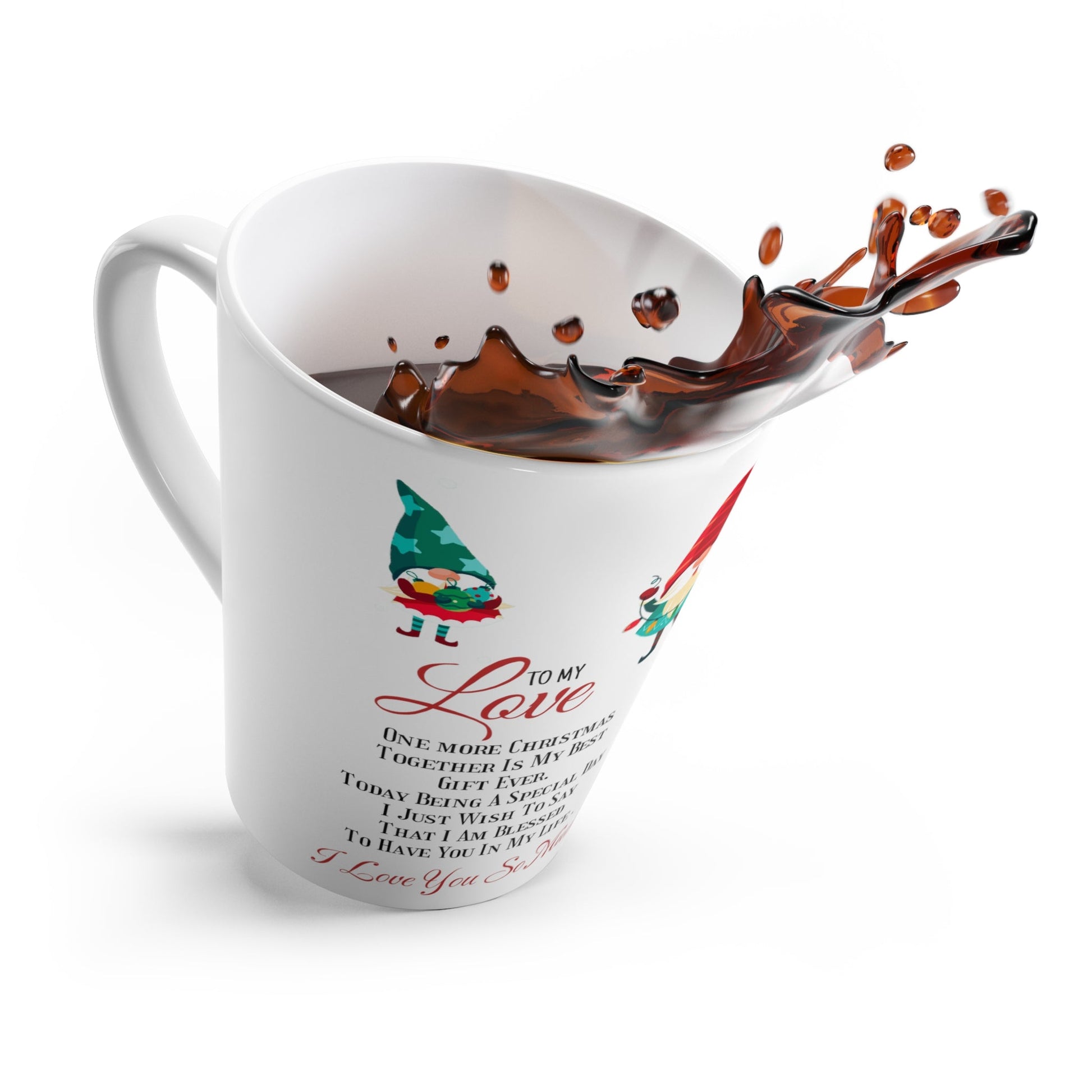 Merry Christmas to my Love Latte Mug Home-clothes-jewelry