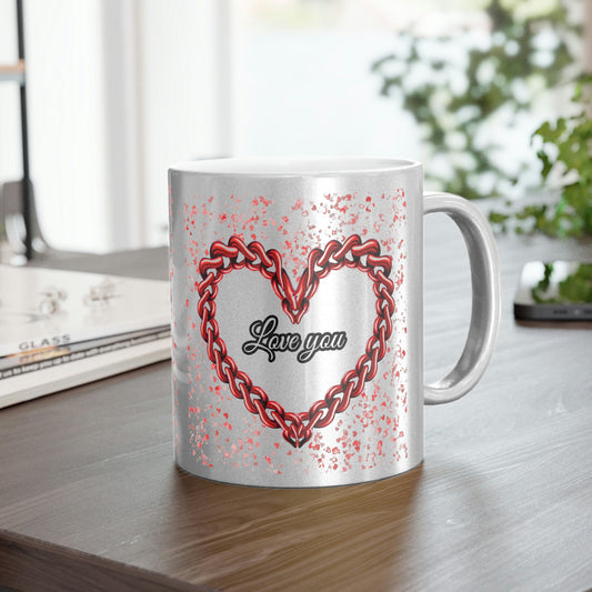 Metallic Mug Love you Home-clothes-jewelry