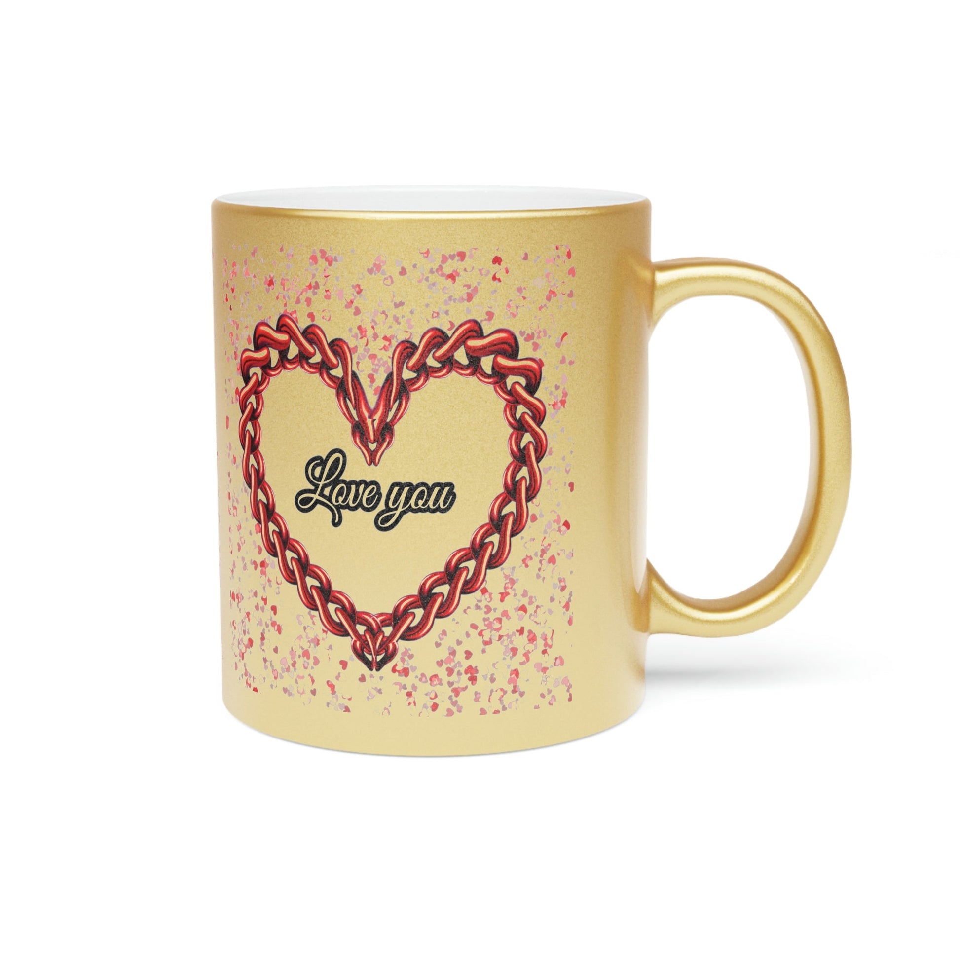 Metallic Mug Love you Home-clothes-jewelry