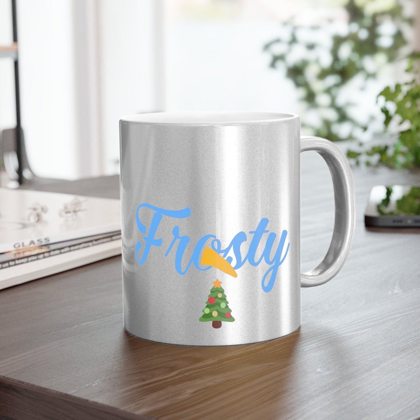 Metallic Mug (Silver / Gold) Frosty Home-clothes-jewelry