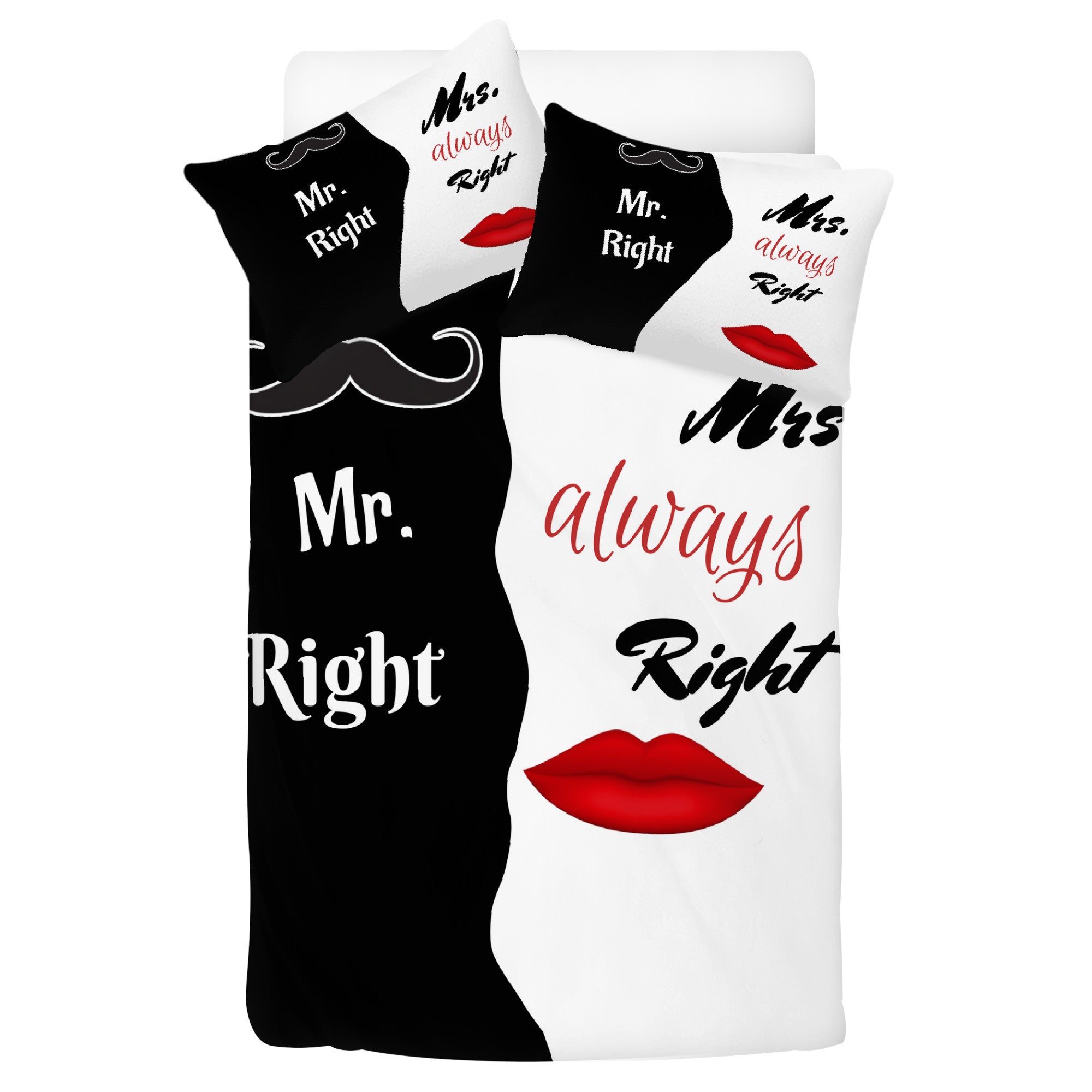 Bedding Mr.Right and Mrs.always Right