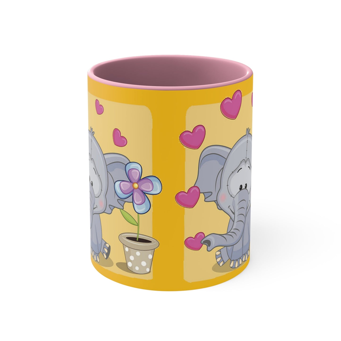 Mug Elephant with Hearts Home-clothes-jewelry