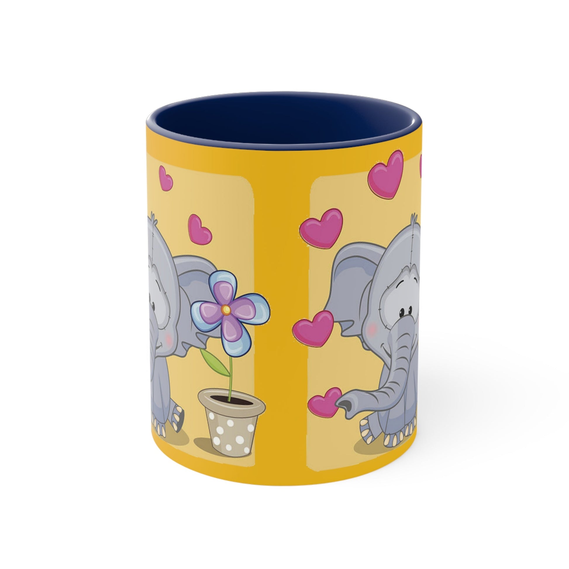 Mug Elephant with Hearts Home-clothes-jewelry