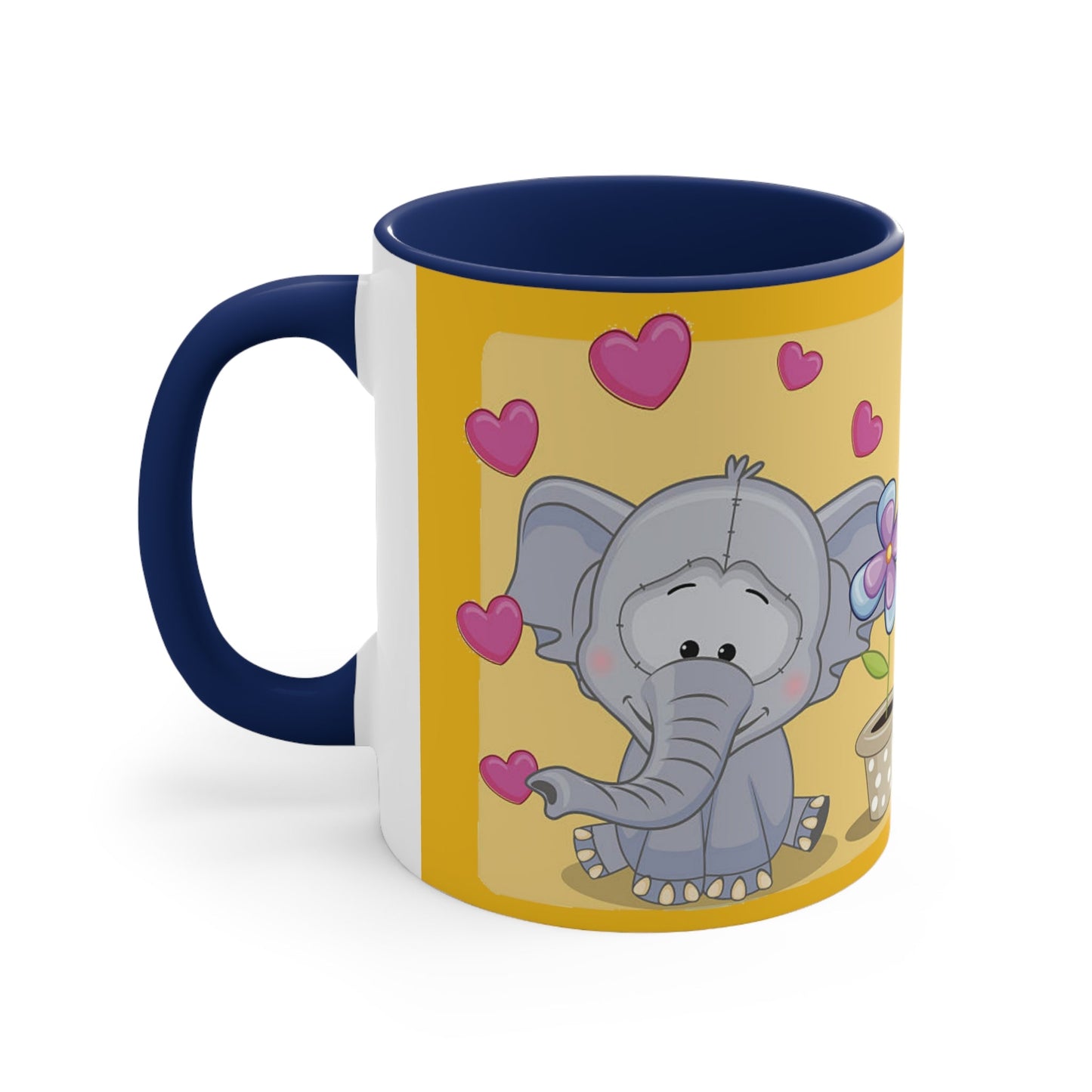 Mug Elephant with Hearts Home-clothes-jewelry