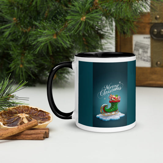 Mug with Color Inside Christmas Boot Home-clothes-jewelry