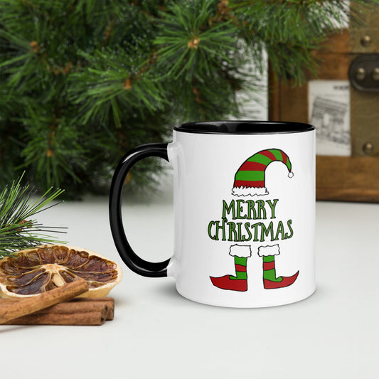 Mug with Color Inside Merry Christmas Home-clothes-jewelry