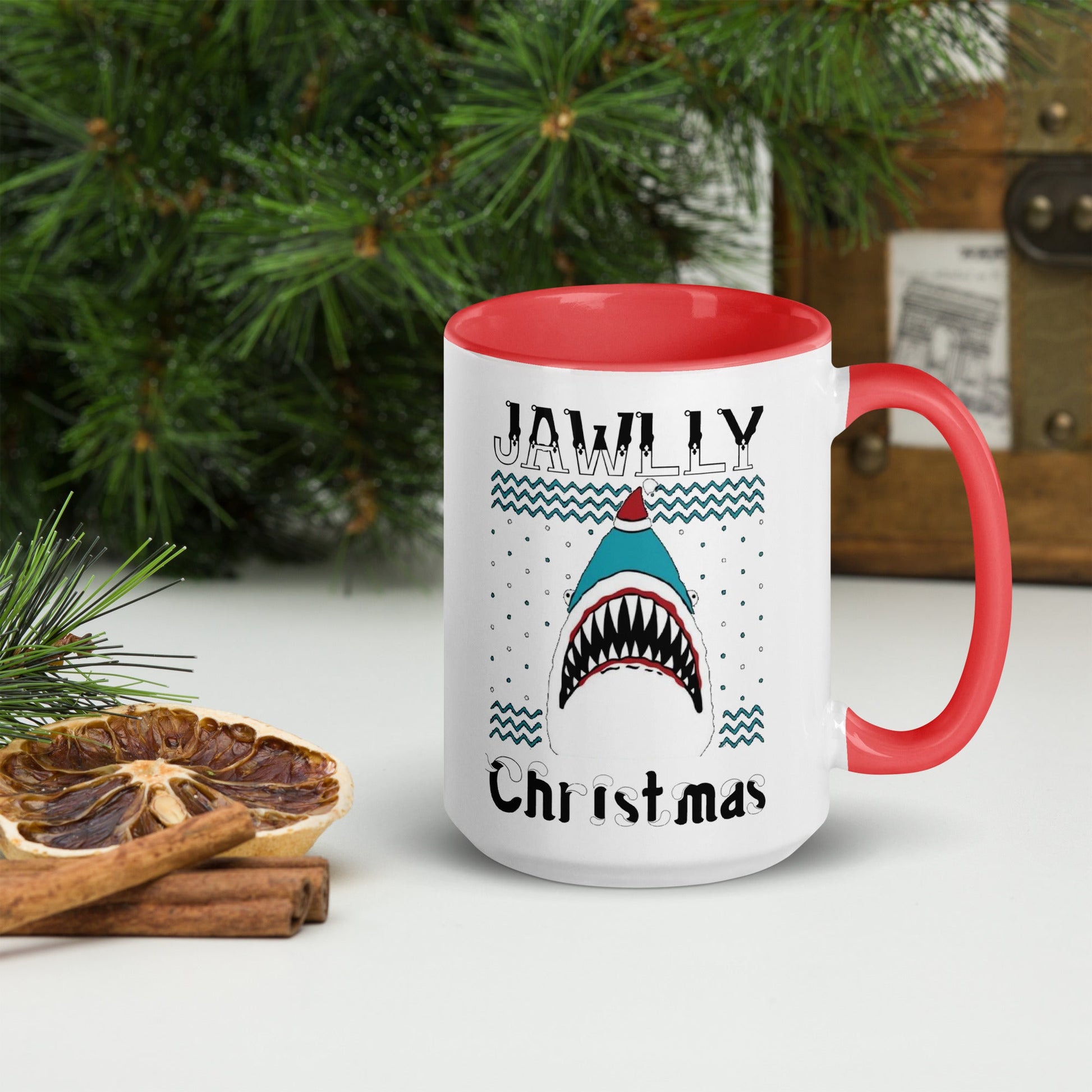 Mug with Color InsideJawlly Christmas Home-clothes-jewelry