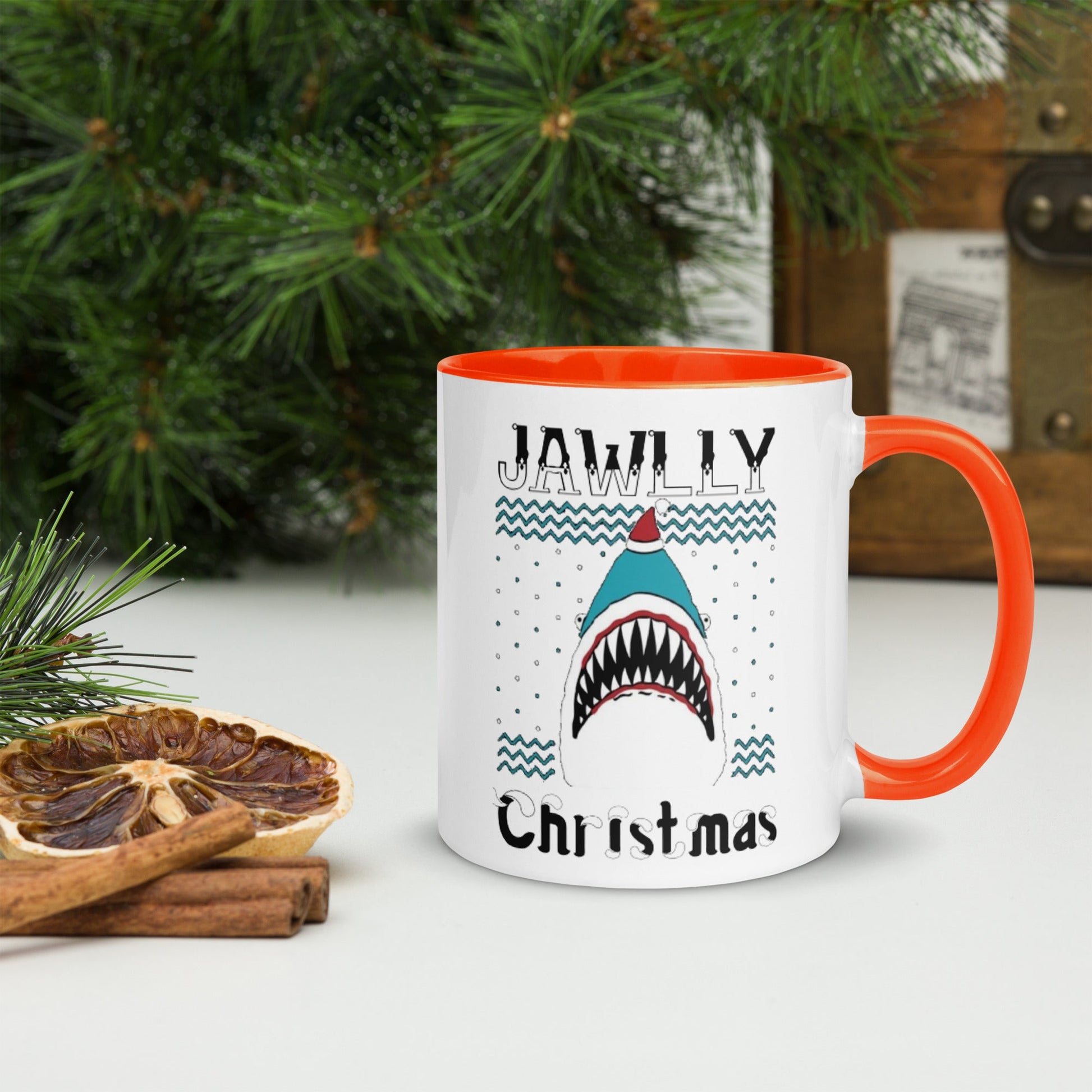 Mug with Color InsideJawlly Christmas Home-clothes-jewelry