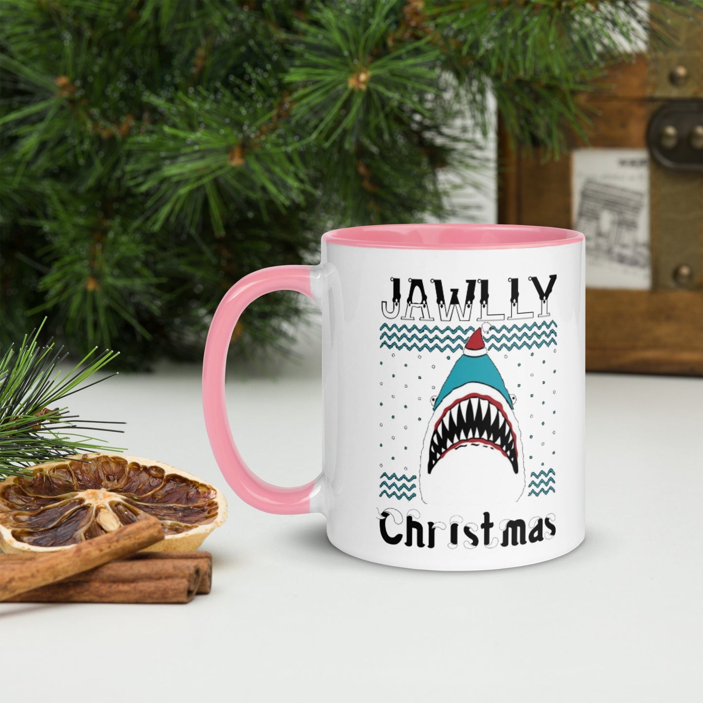 Mug with Color InsideJawlly Christmas Home-clothes-jewelry