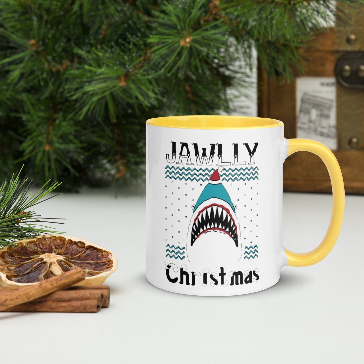 Mug with Color InsideJawlly Christmas Home-clothes-jewelry