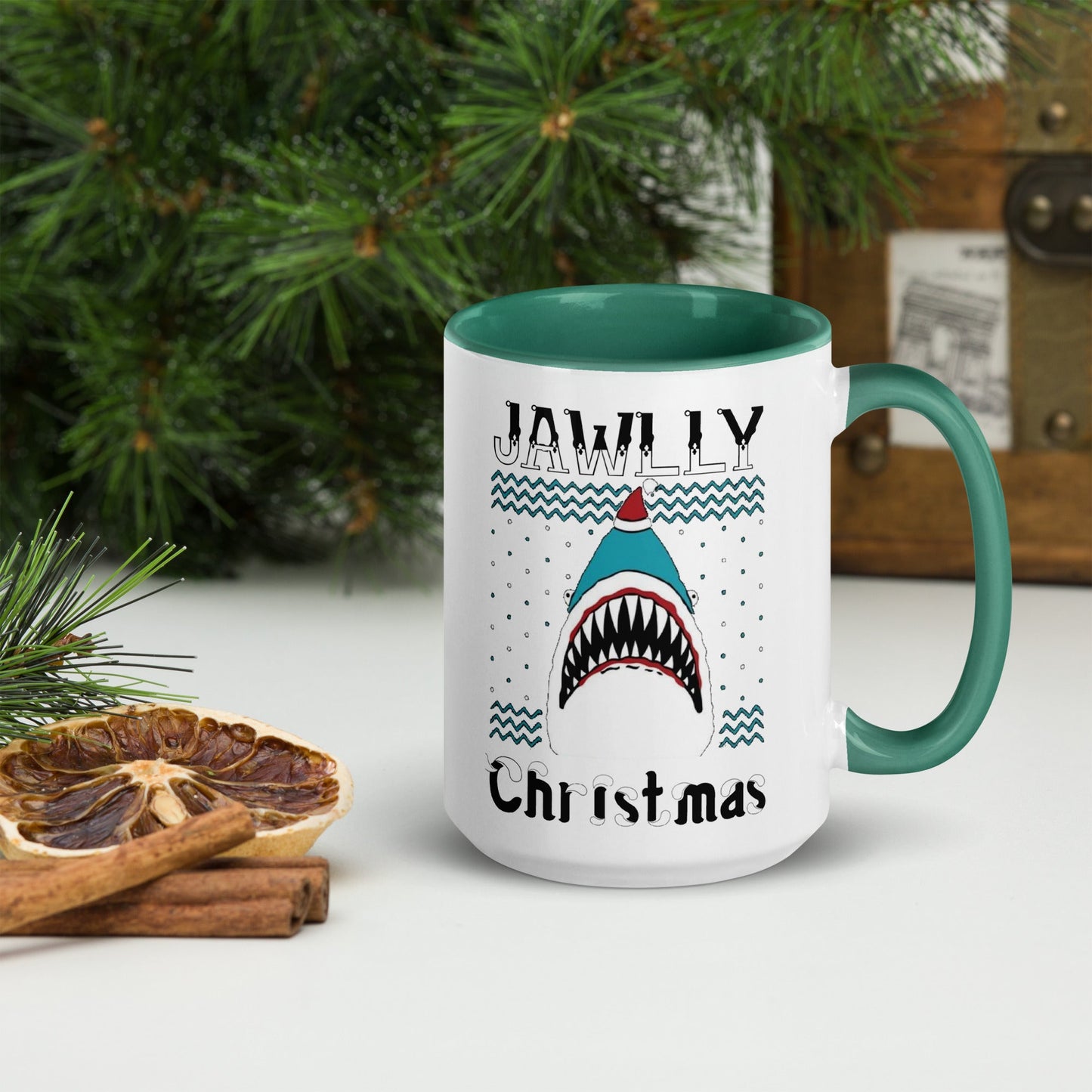 Mug with Color InsideJawlly Christmas Home-clothes-jewelry