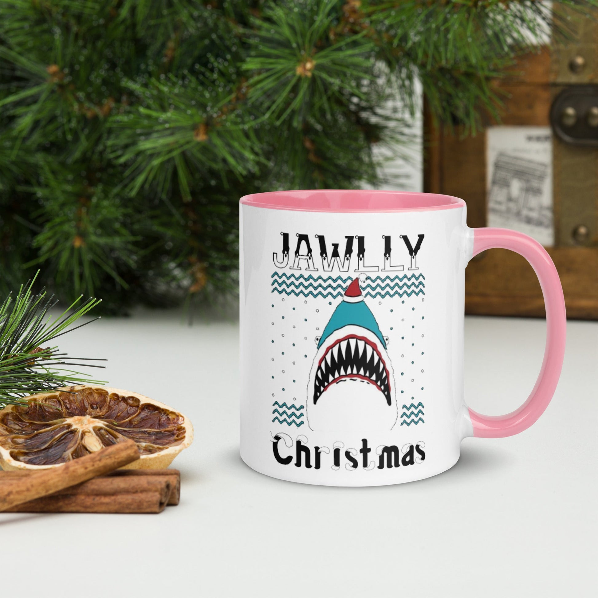 Mug with Color InsideJawlly Christmas Home-clothes-jewelry