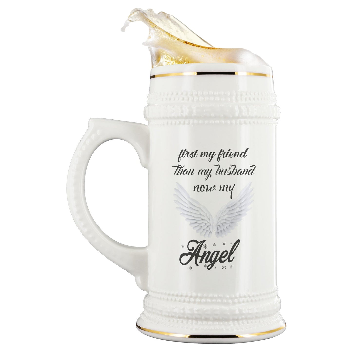 My Husband Angel Beer stein Home-clothes-jewelry