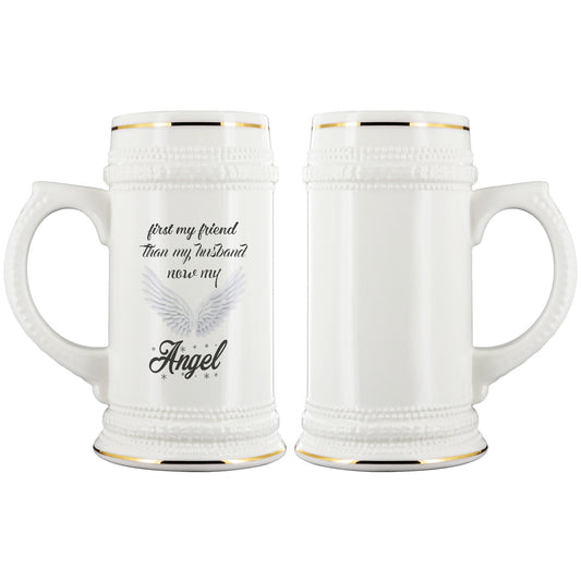 My Husband Angel Beer stein Home-clothes-jewelry