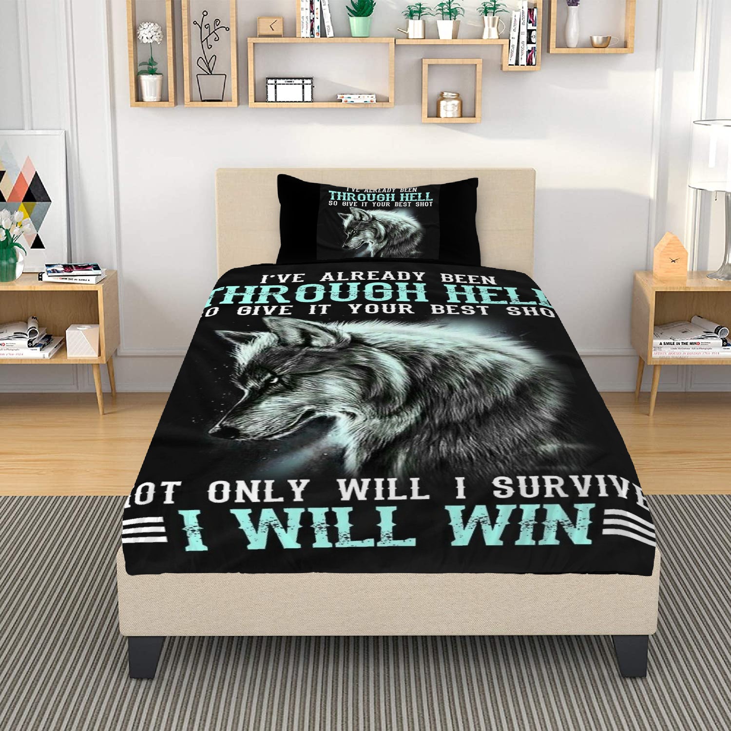 Bedding Wolf decoration