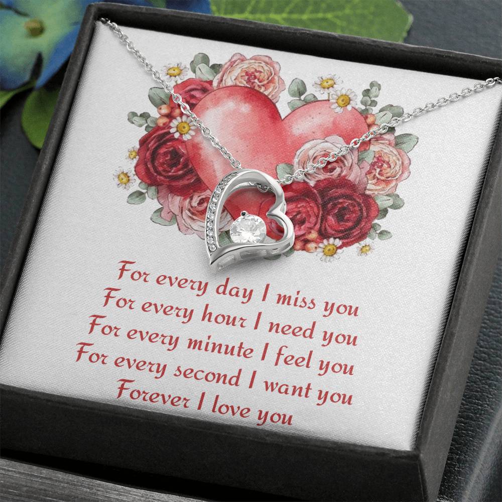 Necklace Heart Forever I love you Home-clothes-jewelry