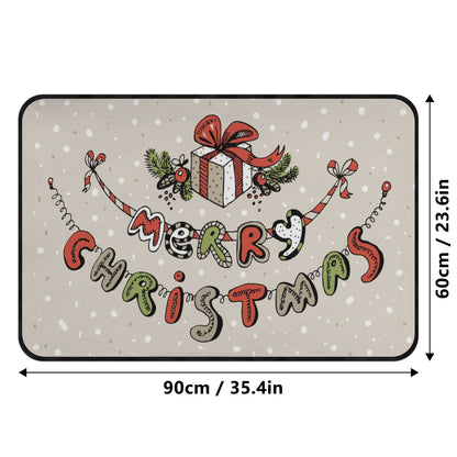 Non-slip Room Rug, Doormat Merry Christmas Home-clothes-jewelry