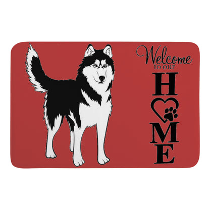 Doormats Husky Welcome to our home