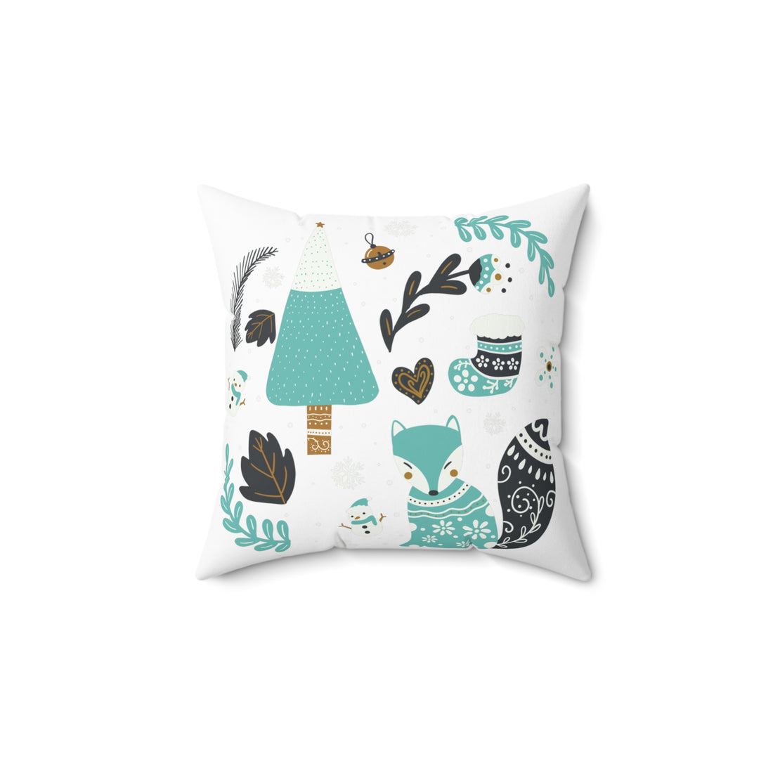 Pillow Christmas Fox Home-clothes-jewelry