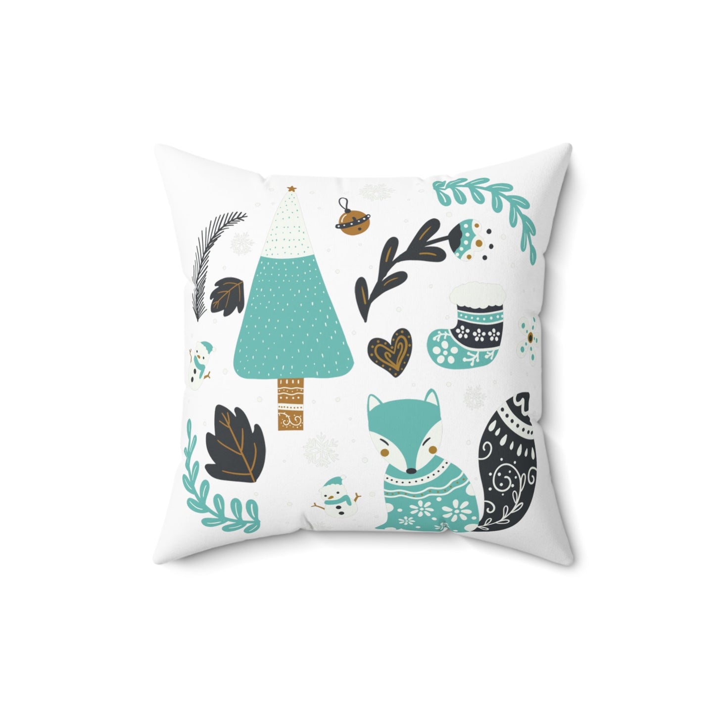 Pillow Christmas Fox Home-clothes-jewelry