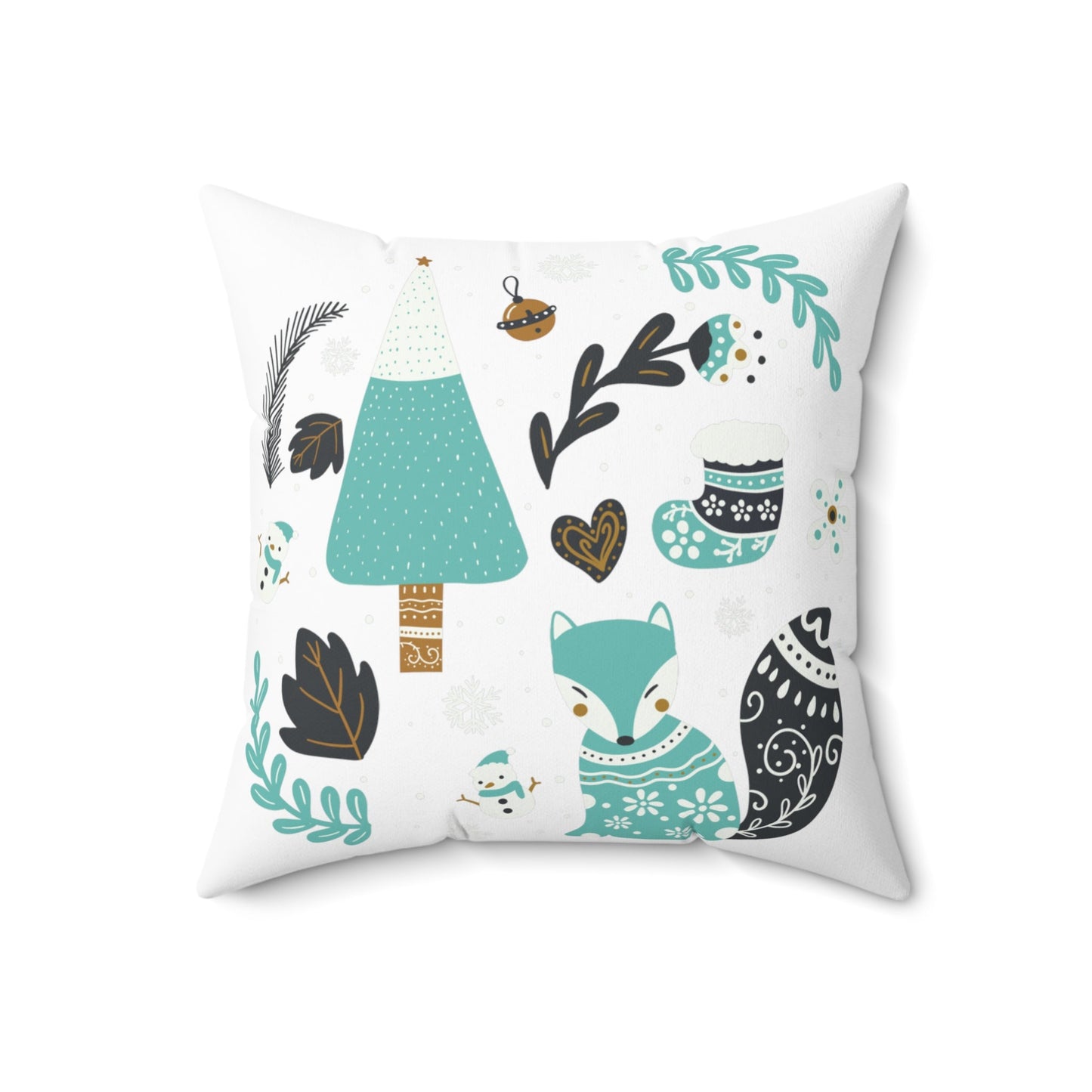 Pillow Christmas Fox Home-clothes-jewelry