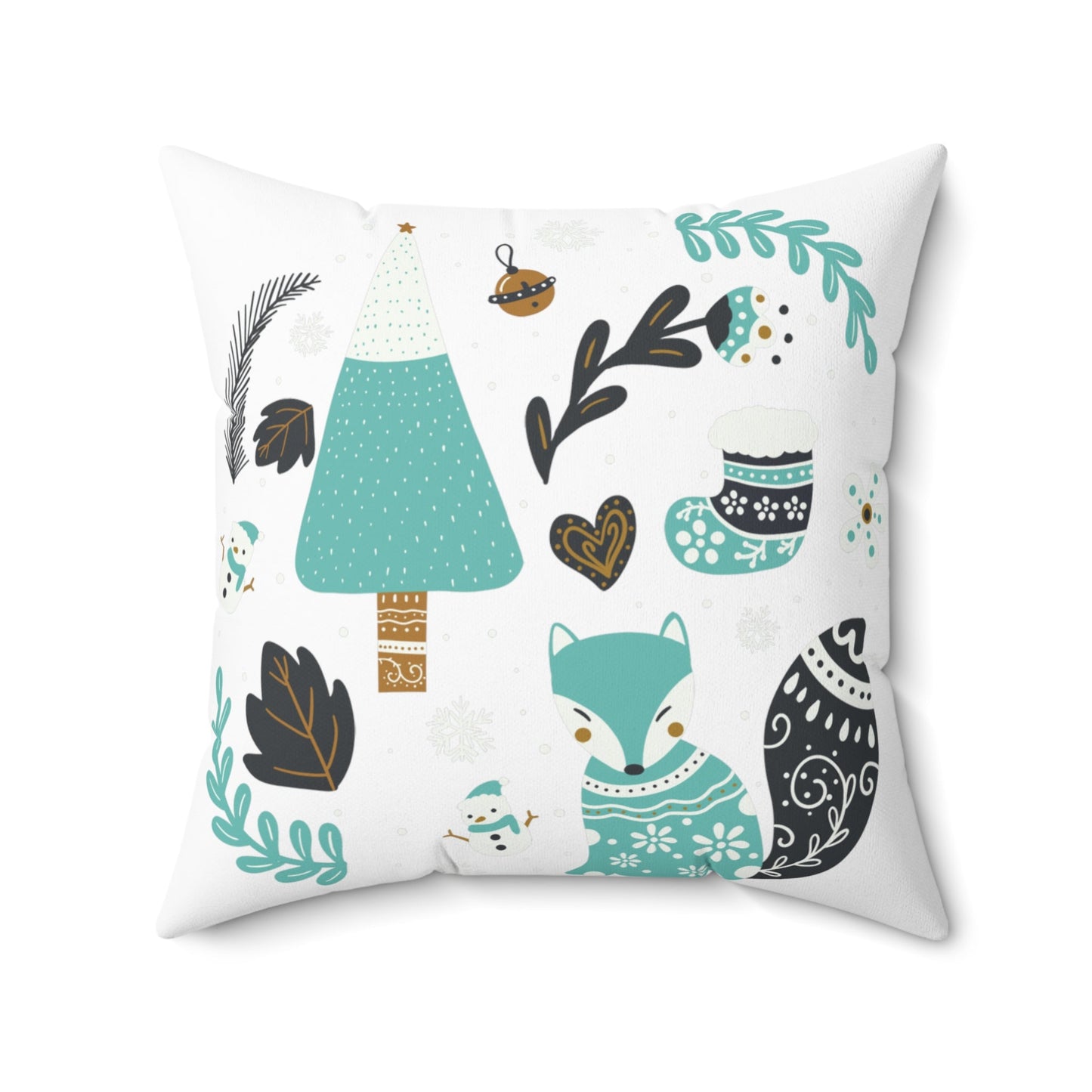 Pillow Christmas Fox Home-clothes-jewelry