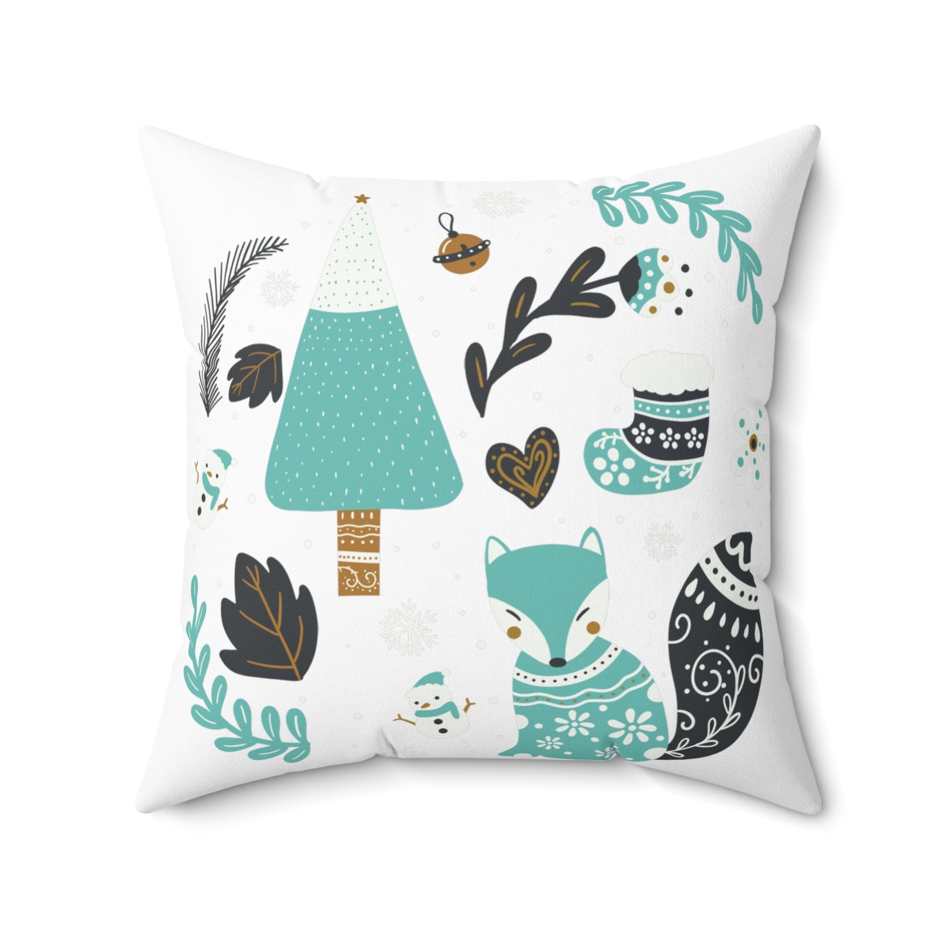 Pillow Christmas Fox Home-clothes-jewelry