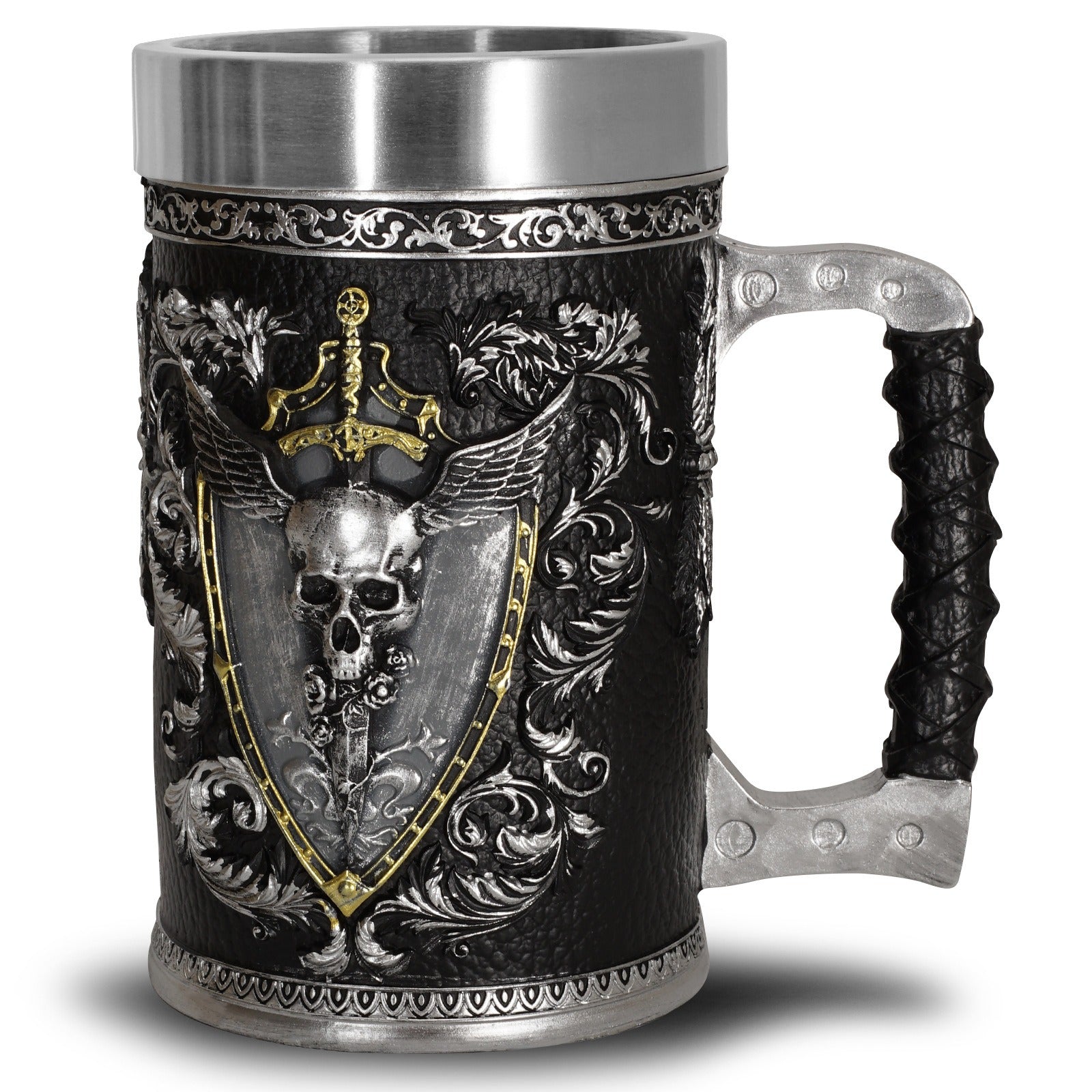 Pirate Beer Cup Large Water Cup Stainless Steel Cup Home-clothes-jewelry