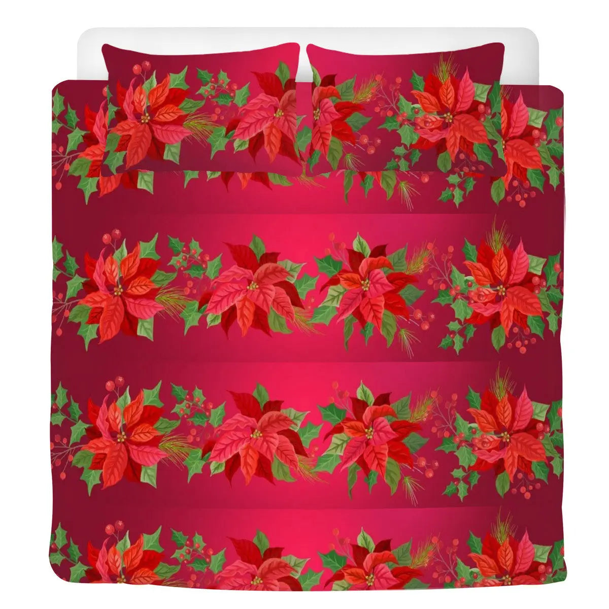 Poinsettia Bedding Christmas Home-clothes-jewelry