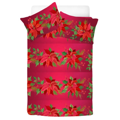 Poinsettia Bedding Christmas Home-clothes-jewelry
