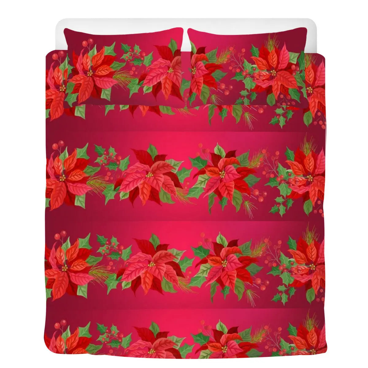 Poinsettia Bedding Christmas Home-clothes-jewelry