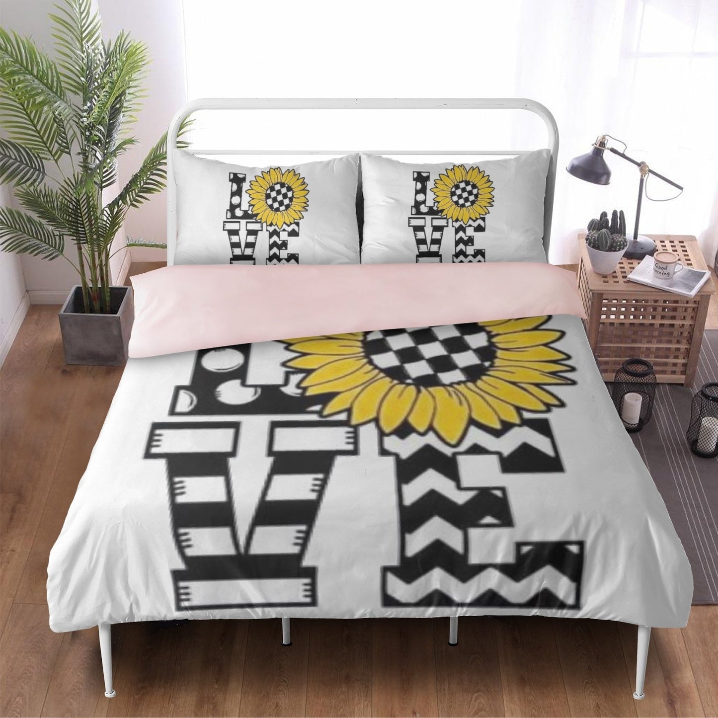 Polyester Bedding Set Love Home-clothes-jewelry