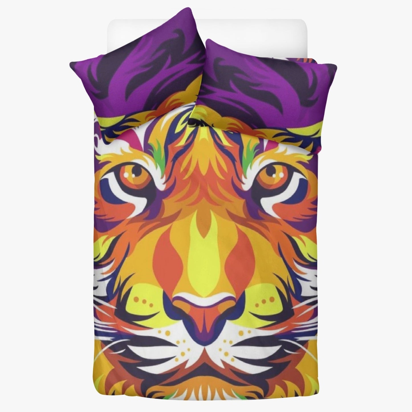 Polyester Bedding Set Tiger in colors Home-clothes-jewelry