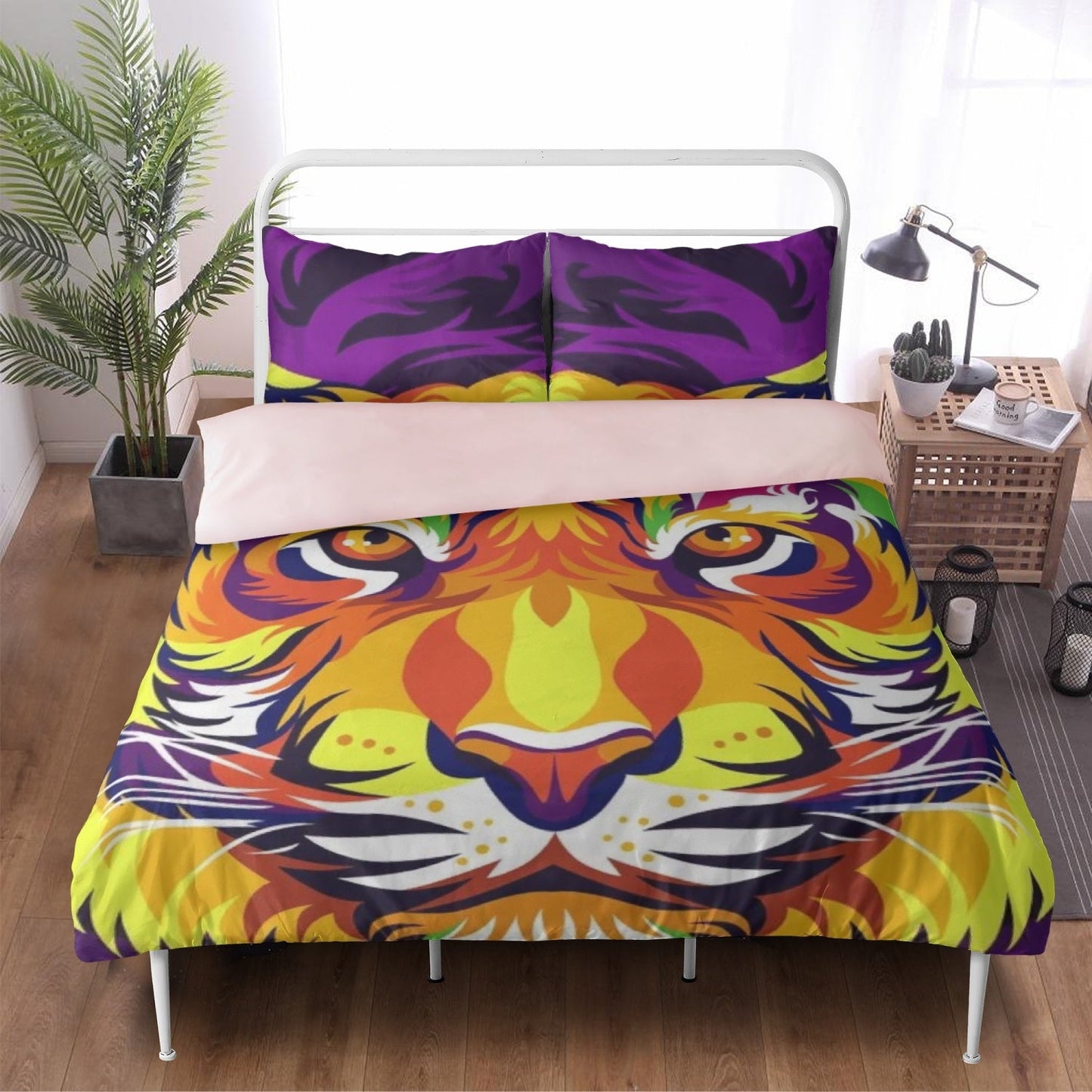 Polyester Bedding Set Tiger in colors Home-clothes-jewelry