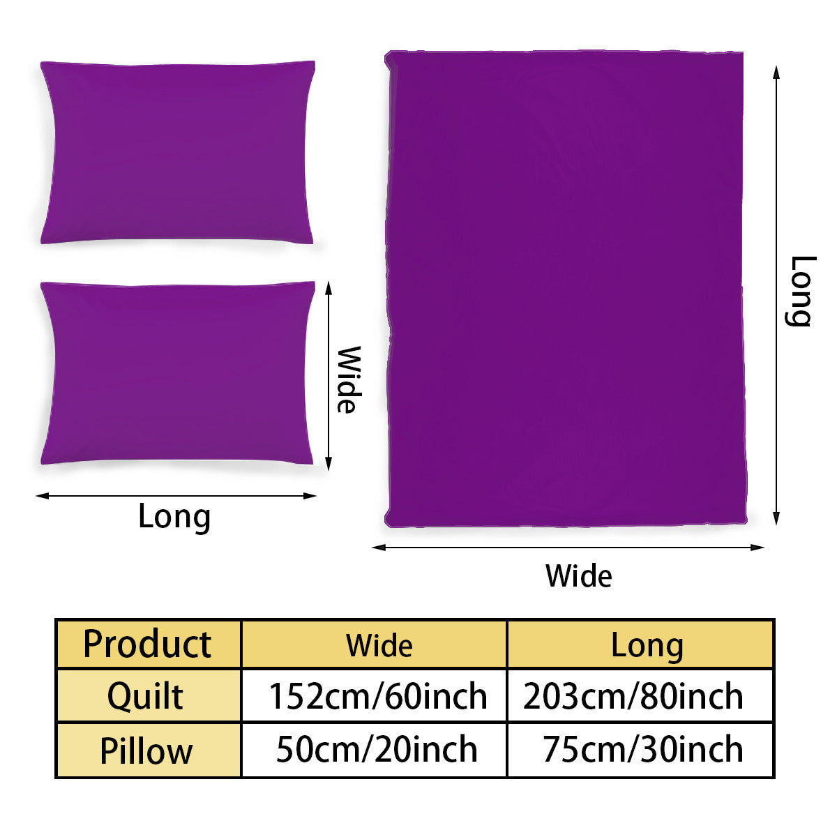 Printed Duvet Cover 3-Piece Set (60x80 Inch)｜ Polyester Home-clothes-jewelry